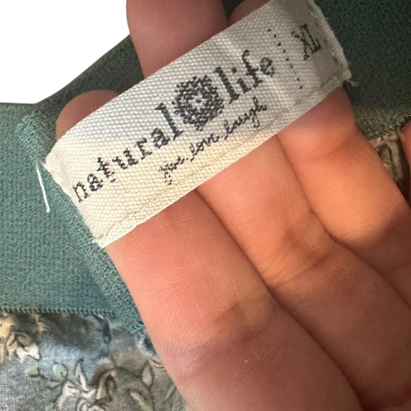 Natural Life Women’s Boxer Shorts Pull On Boho Floral Summer Size Extra Large - Picture 3 of 3